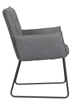 YUKON STOL MÖRKGRÅ/SVART
