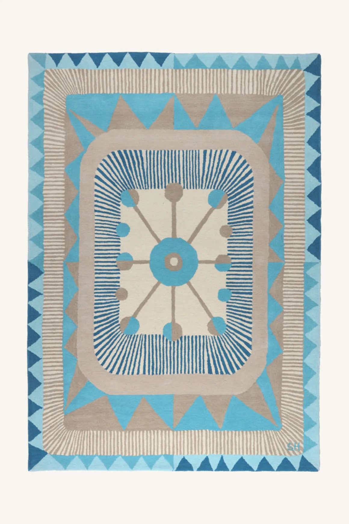 ZIGZAG BLUE MATTA